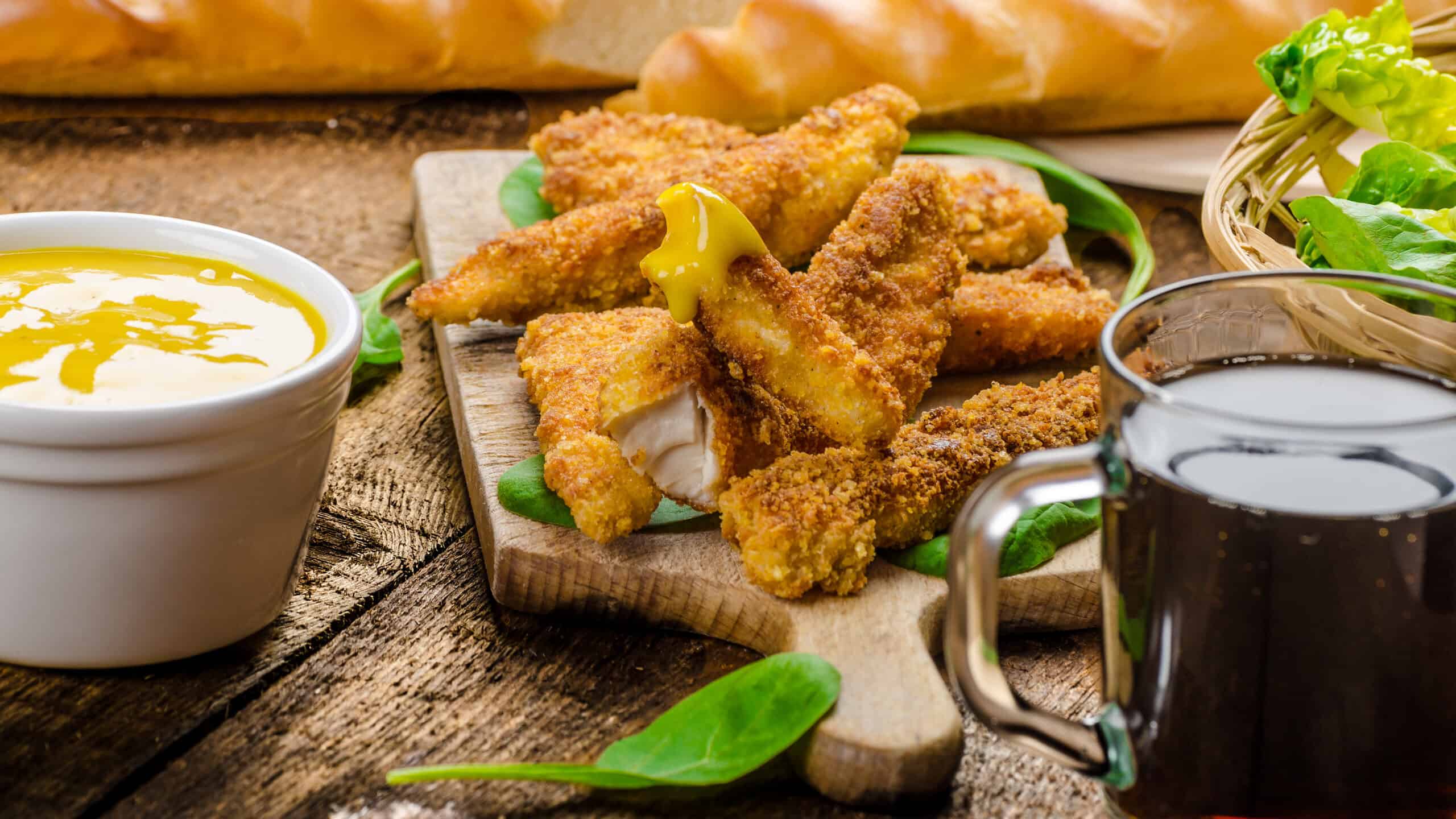 PORK TENDERS WITH HONEY MUSTARD SAUCE