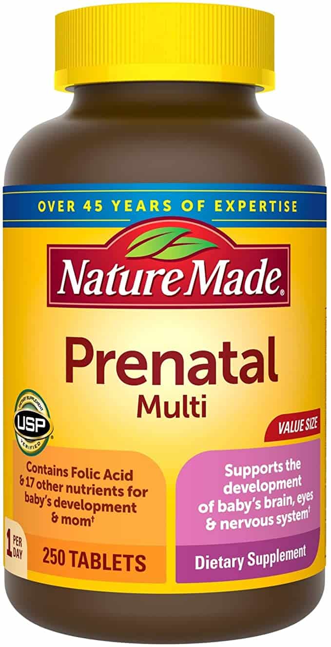 Prenatal vitamins all newly pregnant women should take.