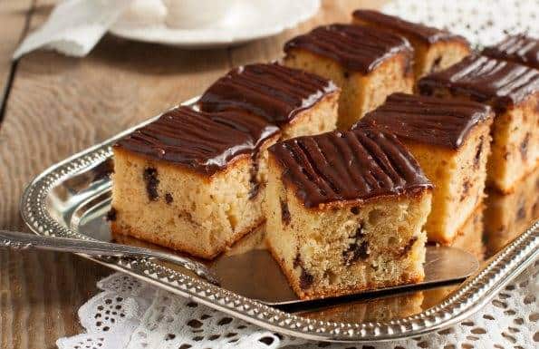 Peanut Butter Cake with Chocolate Chips