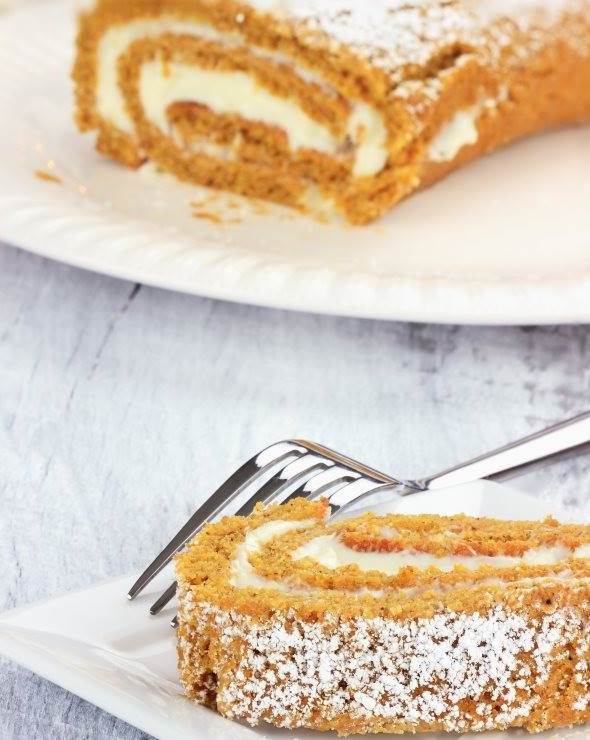 Pumpkin Roll Cake