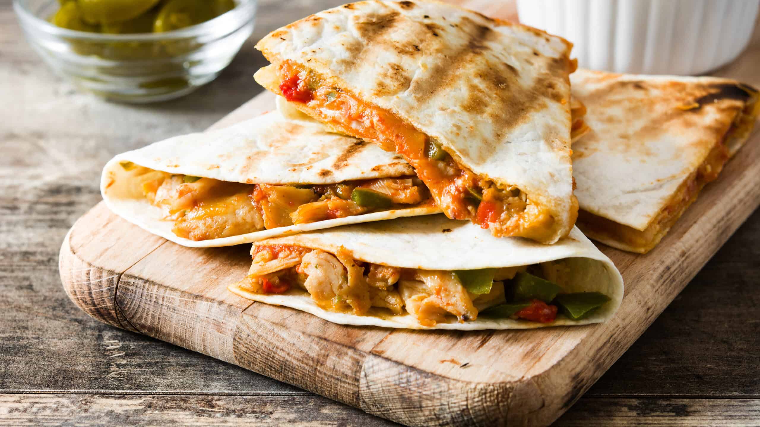 BACON CHICKEN CHEESE QUESADILLAS