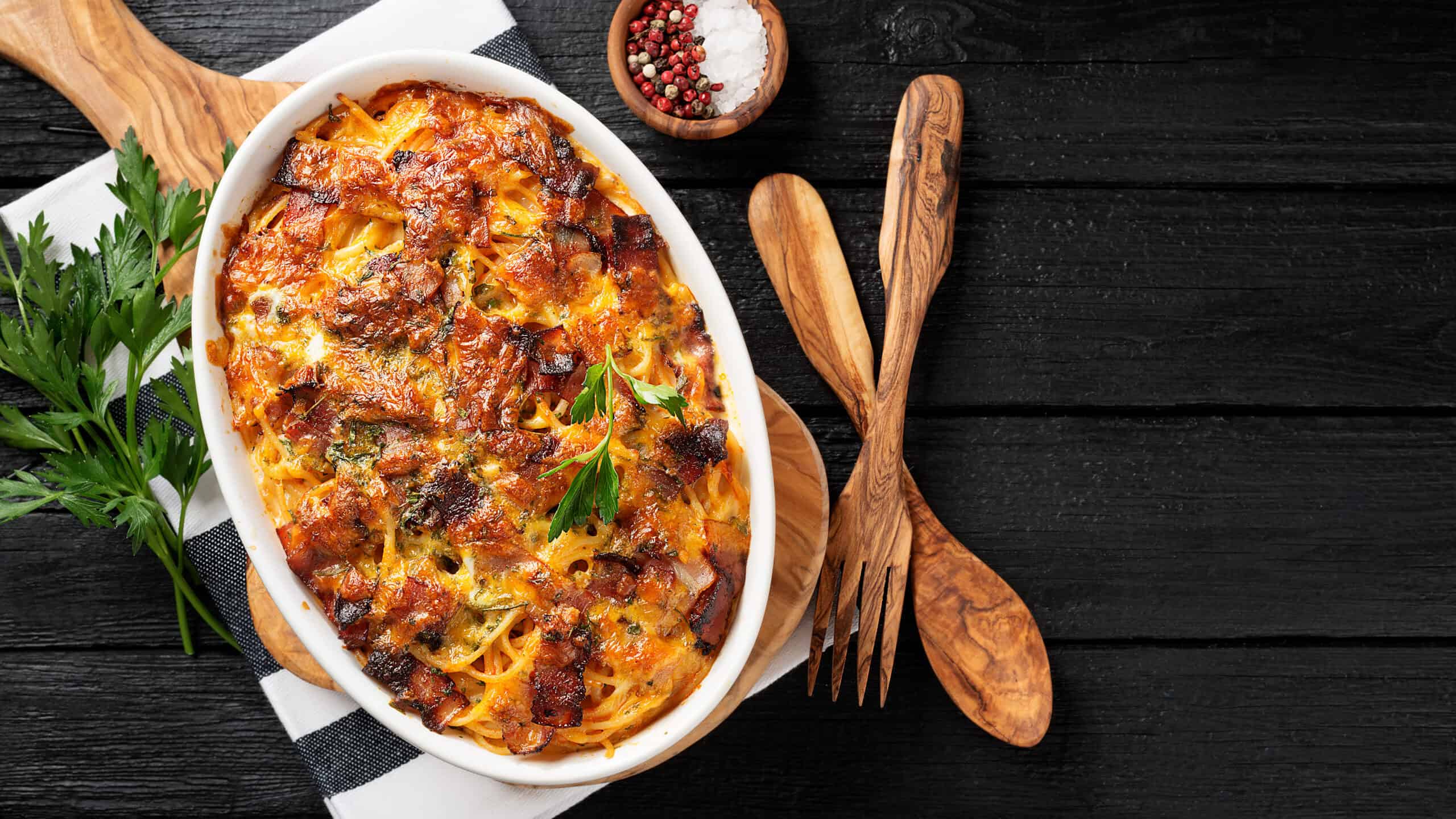 Spaghetti Baked Casserole