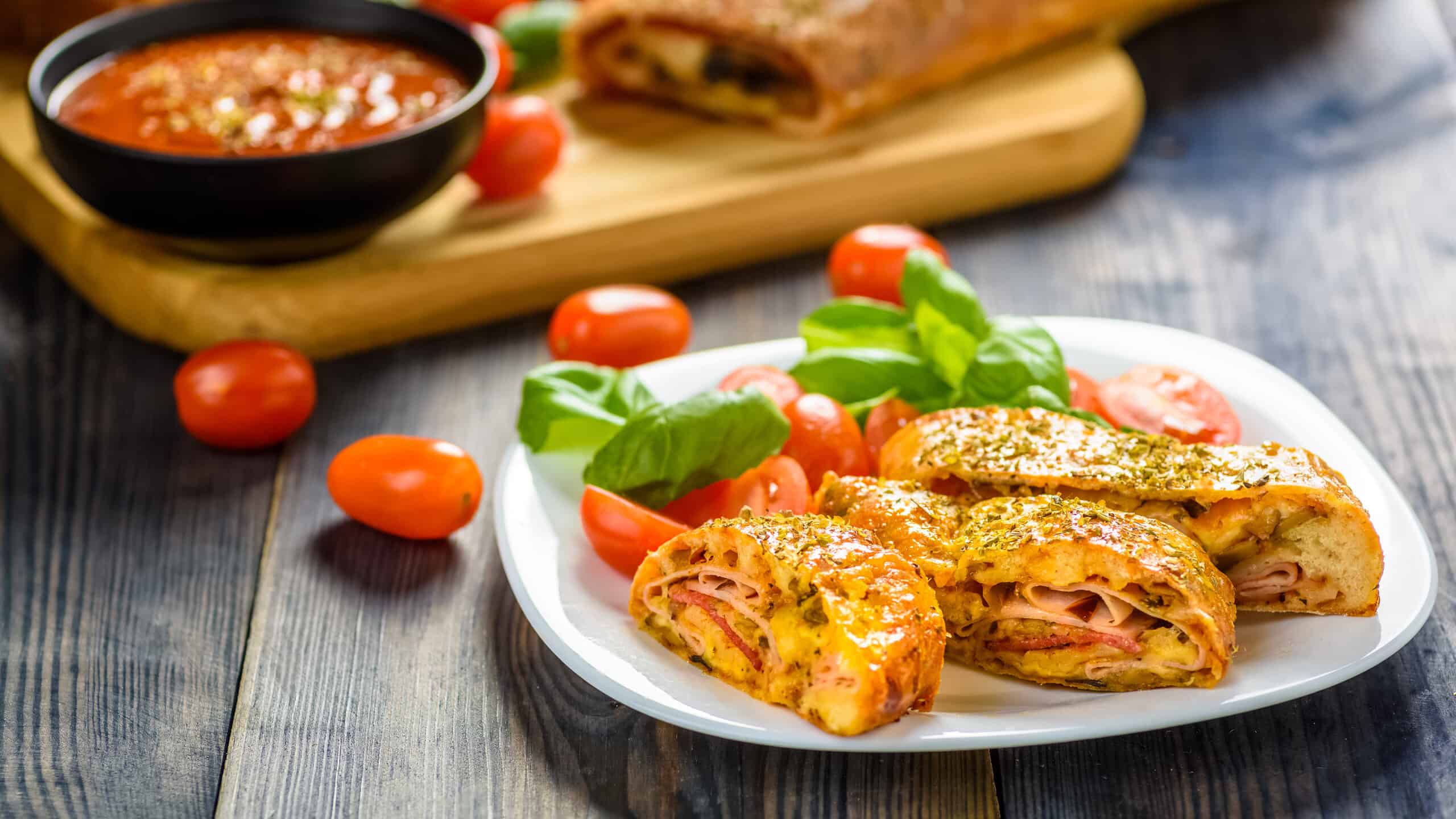 Italian Chicken Parmesan Stromboli