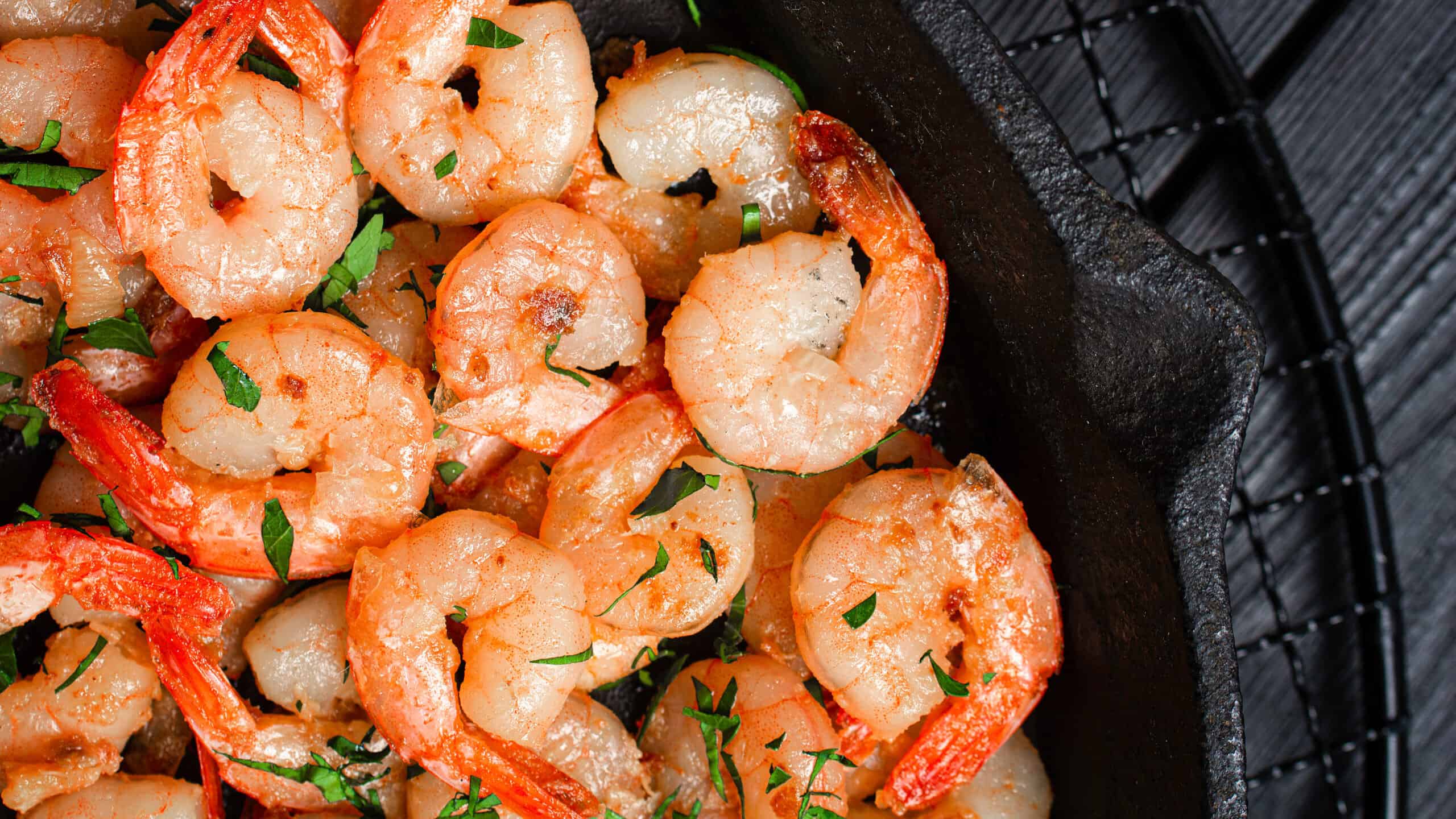 Herbed Crusted Shrimp and Oven Fries