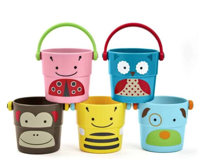 Gift Ideas for Toddlers: Stack and Pour buckets from Skip*Hop
