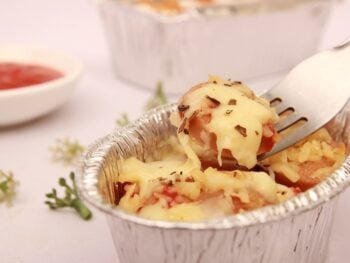 smoked sausage pasta bake