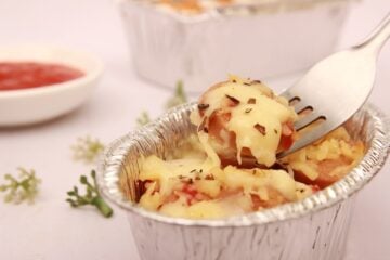 smoked sausage pasta bake, white photography fruit dish meal food cooking ingredient culinary produce fresh kitchen recipe