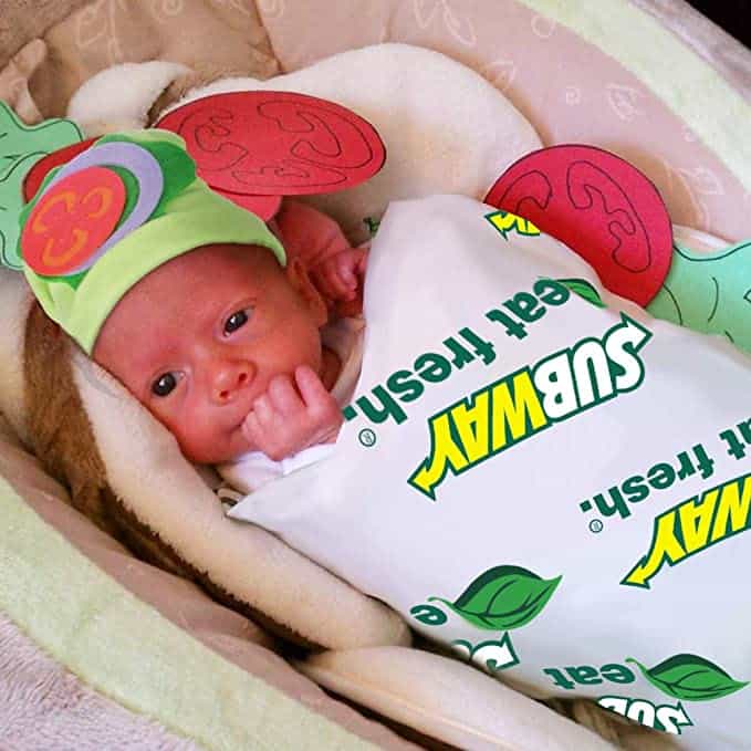 Subway sandwich baby Halloween costume